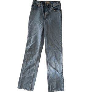 Abercrombie & Fitch Light Blue 90’s Straight Leg Ultra High Rise Jeans